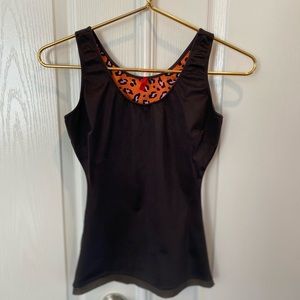 Spank Simplicity Brown Tank Medium